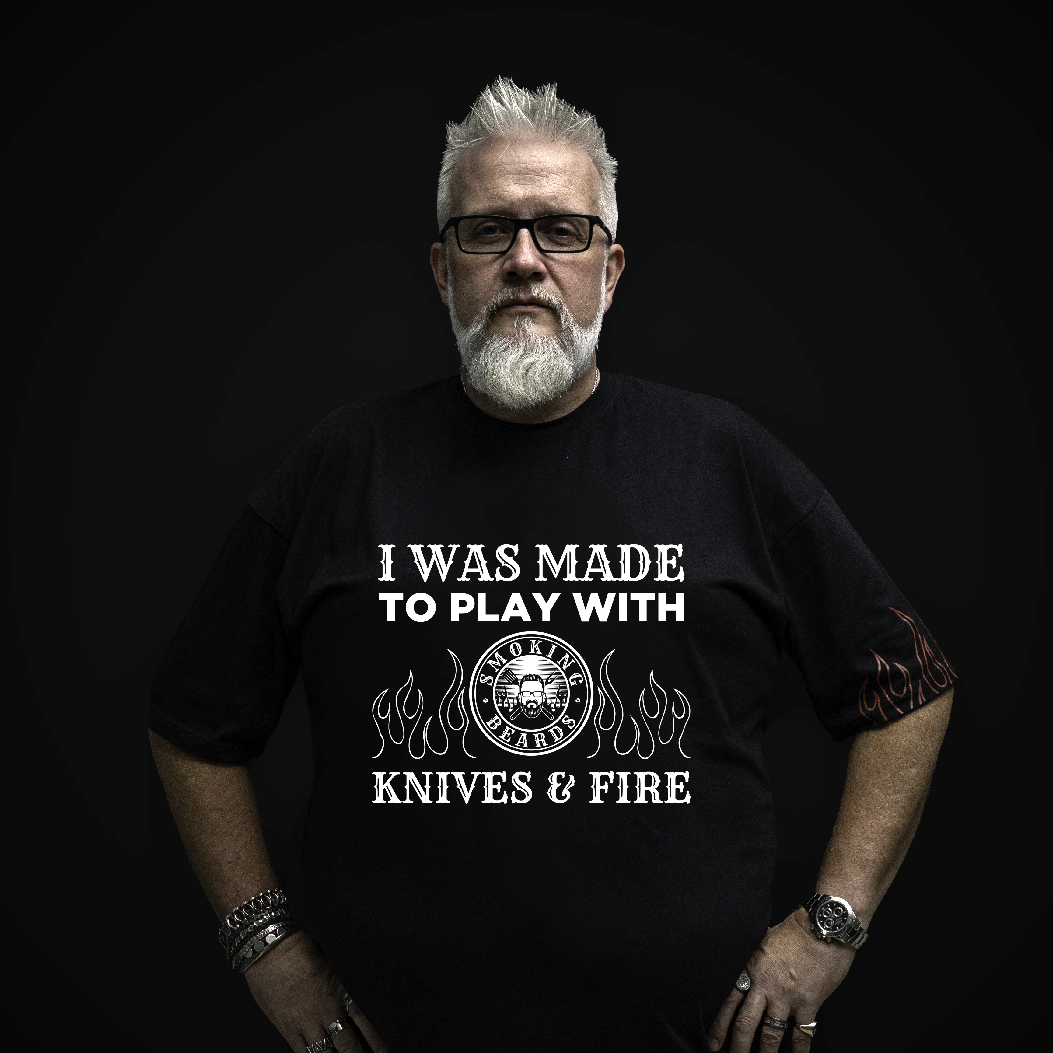 T-Shirt - I was made to play with Knives & Fire