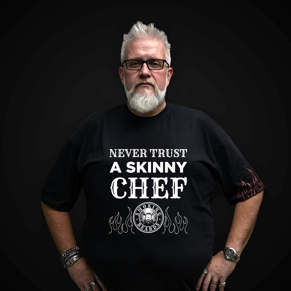 T-Shirt - Never Trust a Skinny Chef
